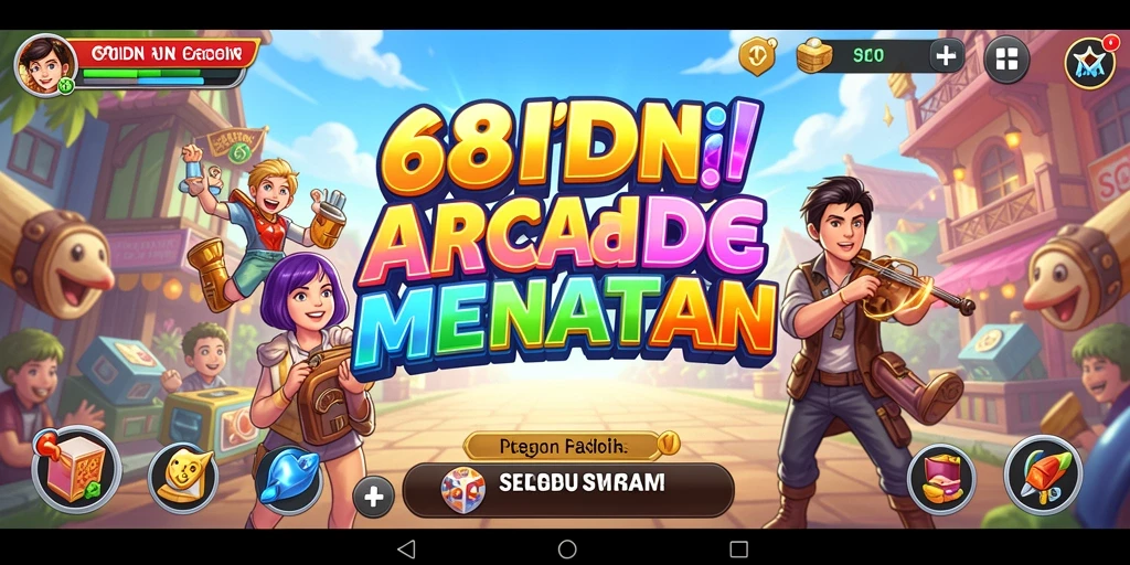 Tampilan gameplay menarik dari 68IDN dengan aksi cepat dan tantangan.
