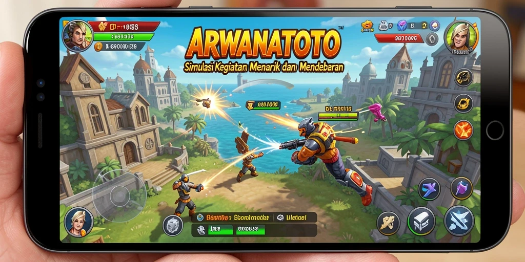 Screenshot ARWANATOTO menampilkan gameplay simulasi yang menarik.