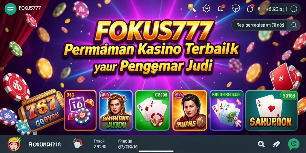 Screenshot FOKUS777 menampilkan gameplay yang mendebarkan dan grafis menawan.