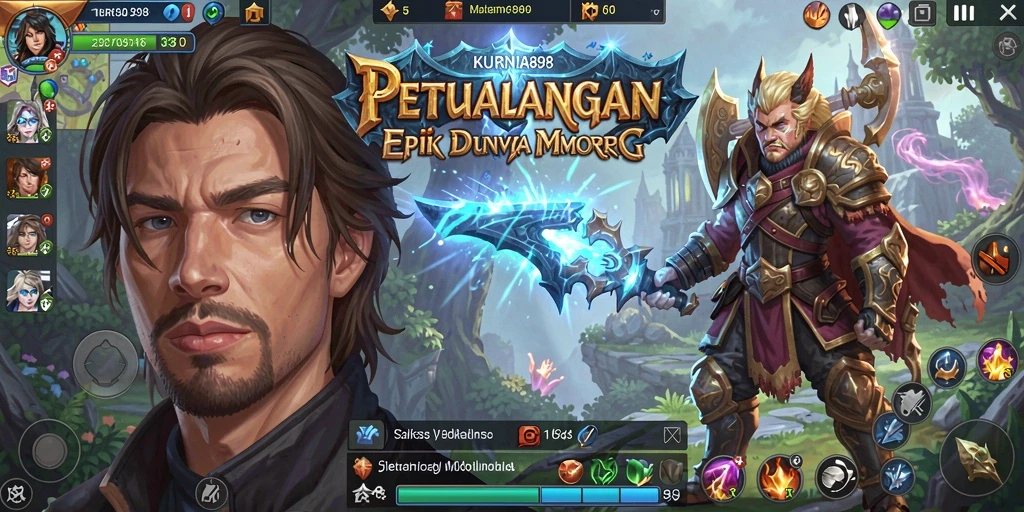 Tampilan gameplay KURNIA898 yang epik dan mendebarkan.
