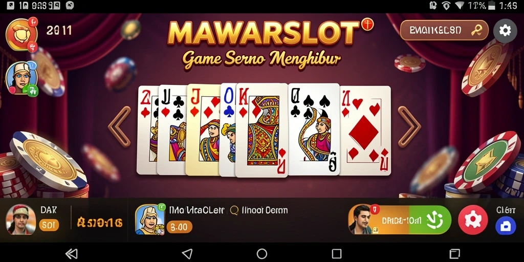 Screenshot gameplay MAWARSLOT yang menampilkan serunya permainan Domino.