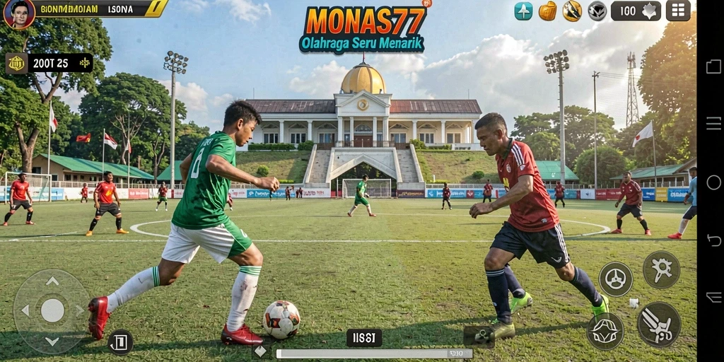 Tampilan gameplay MONAS77 yang seru dan kompetitif.