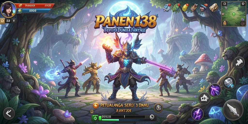 Tampilan gameplay RPG yang menakjubkan di PANEN138.
